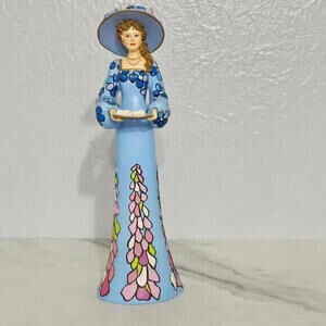 2/$50 Jane Figurine 2009 Thomas Kinkade Victorian Tea Party #0548A Hamilton